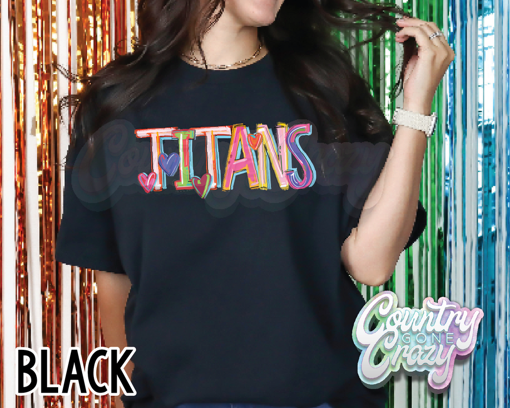 Titans • Splash • T-Shirt-Country Gone Crazy-Country Gone Crazy