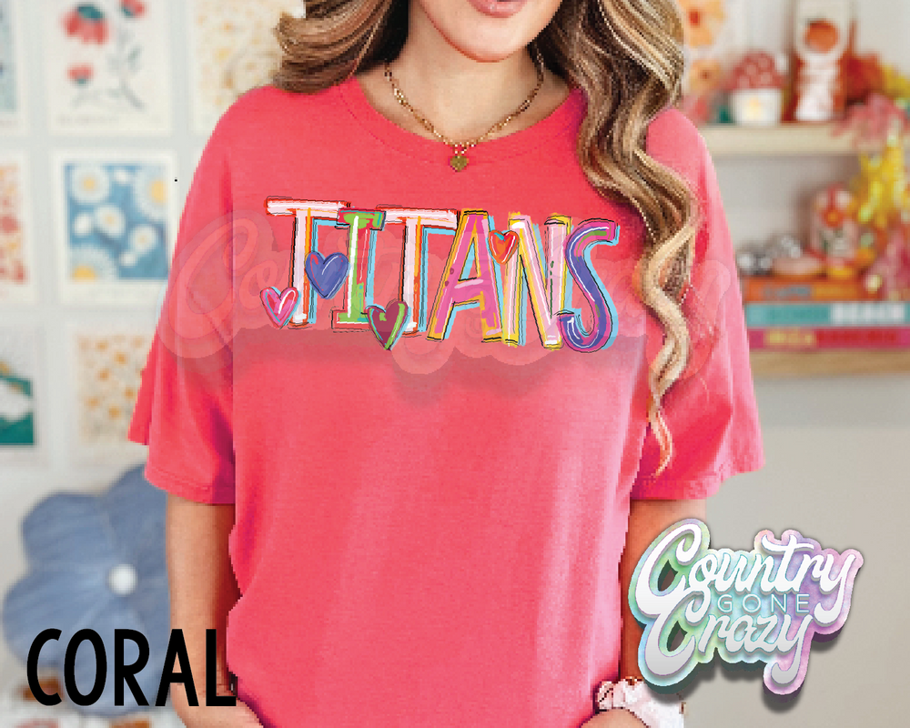 Titans • Splash • T-Shirt-Country Gone Crazy-Country Gone Crazy