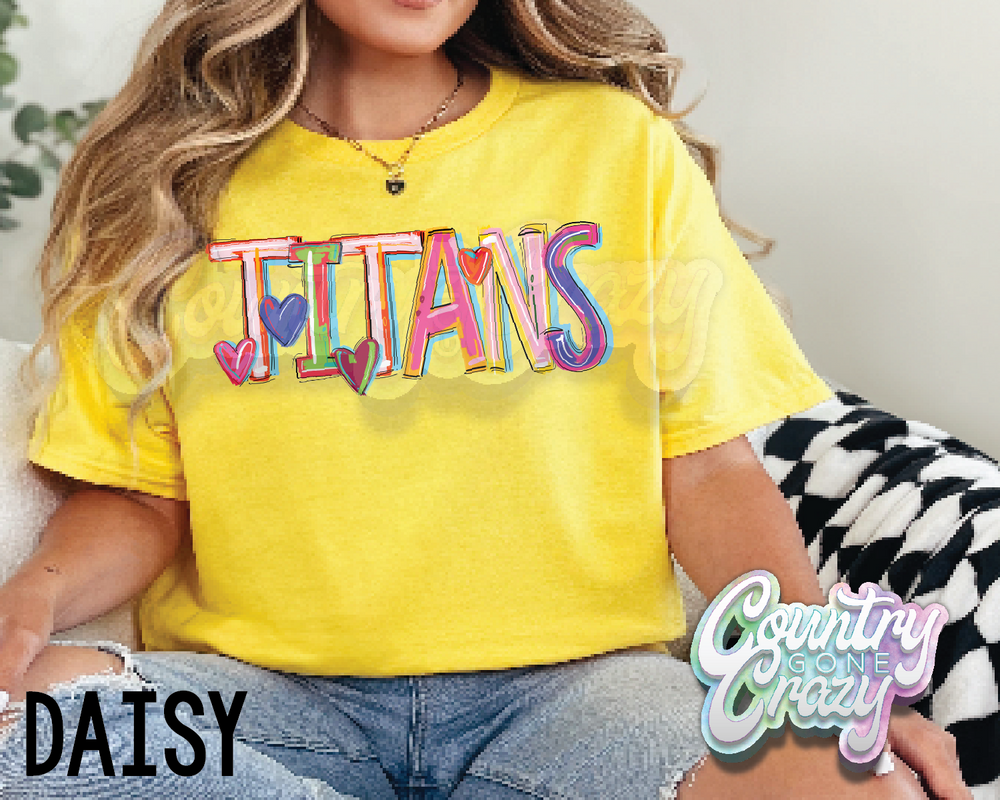 Titans • Splash • T-Shirt-Country Gone Crazy-Country Gone Crazy