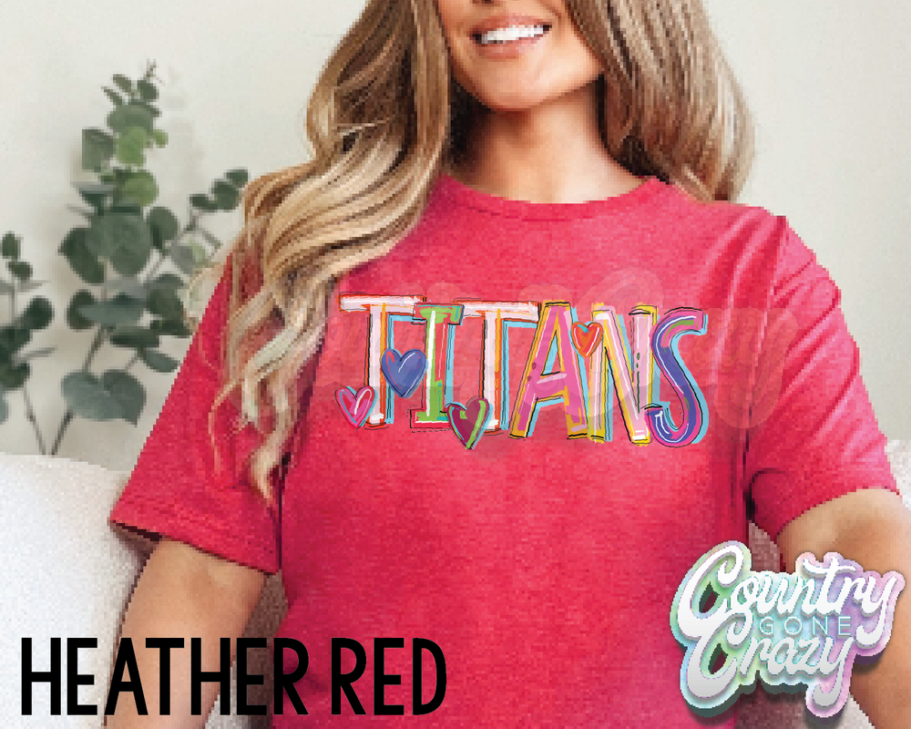 Titans • Splash • T-Shirt-Country Gone Crazy-Country Gone Crazy