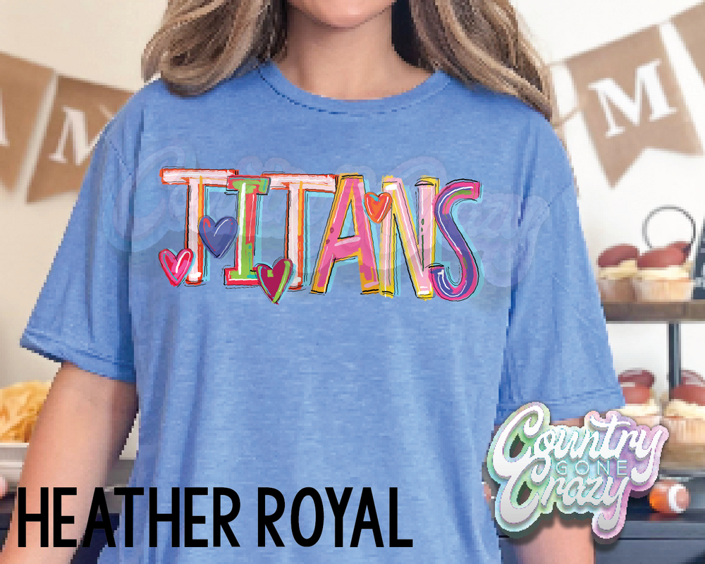 Titans • Splash • T-Shirt-Country Gone Crazy-Country Gone Crazy