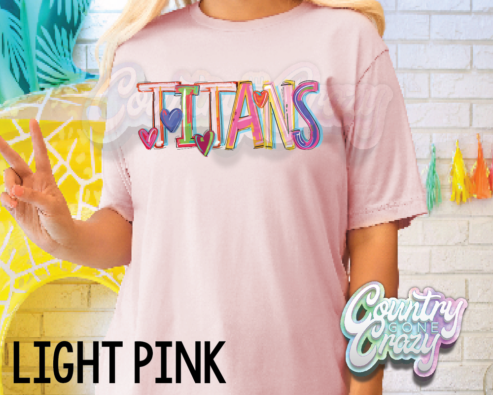 Titans • Splash • T-Shirt-Country Gone Crazy-Country Gone Crazy