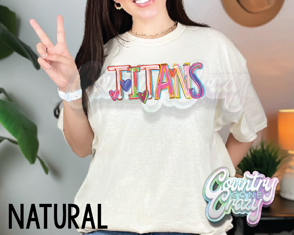 Titans • Splash • T-Shirt-Country Gone Crazy-Country Gone Crazy