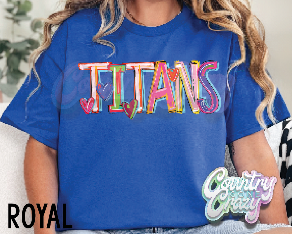 Titans • Splash • T-Shirt-Country Gone Crazy-Country Gone Crazy
