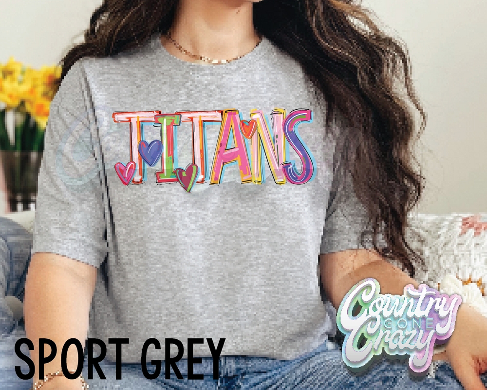 Titans • Splash • T-Shirt-Country Gone Crazy-Country Gone Crazy