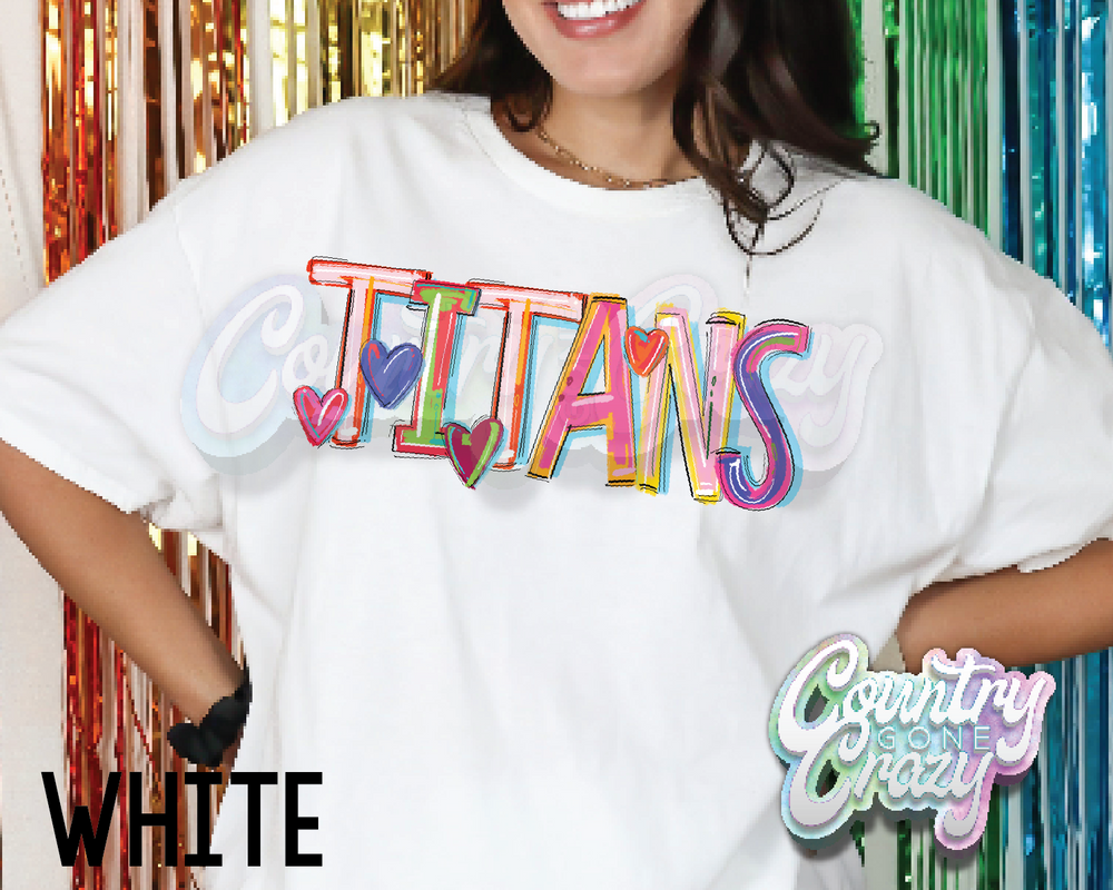 Titans • Splash • T-Shirt-Country Gone Crazy-Country Gone Crazy