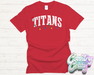 TITANS - CHRISTMAS LIGHTS - T-SHIRT-Country Gone Crazy-Country Gone Crazy