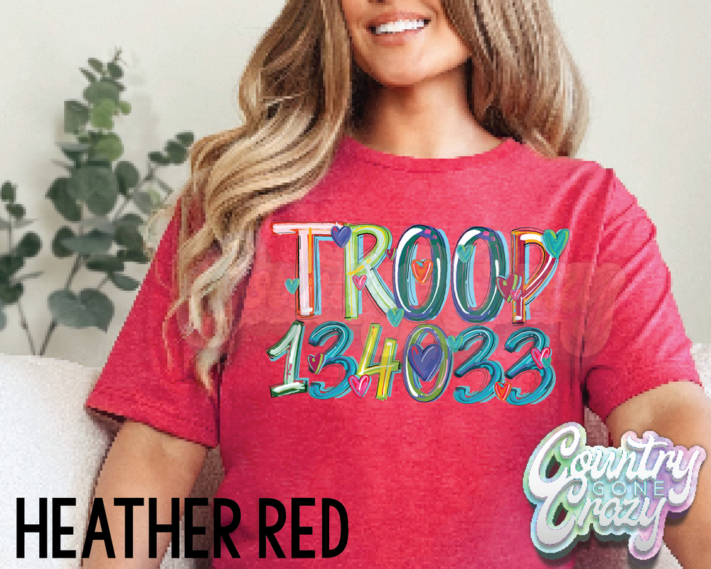 TROOP 134033 • Splash • T-Shirt-Country Gone Crazy-Country Gone Crazy