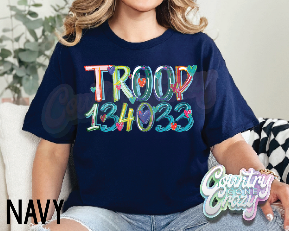 TROOP 134033 • Splash • T-Shirt-Country Gone Crazy-Country Gone Crazy