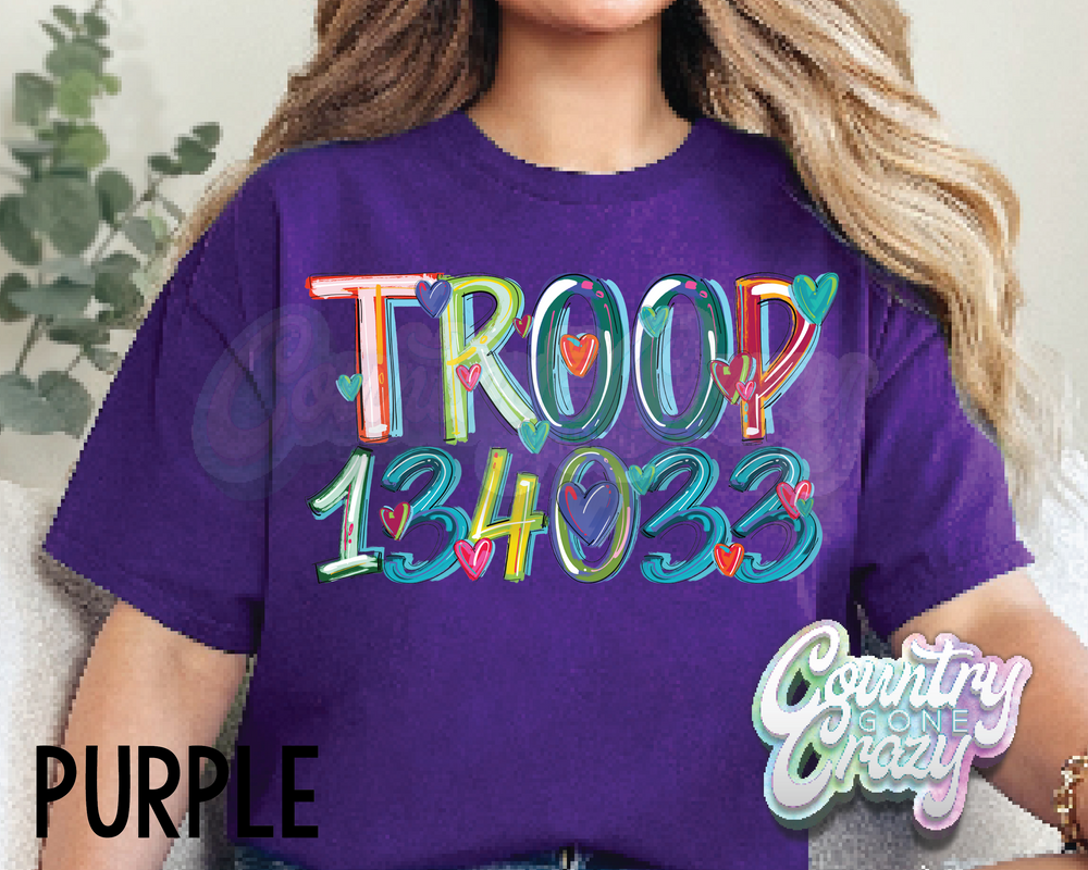 TROOP 134033 • Splash • T-Shirt-Country Gone Crazy-Country Gone Crazy