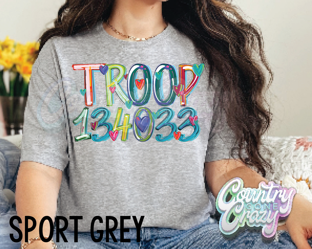 TROOP 134033 • Splash • T-Shirt-Country Gone Crazy-Country Gone Crazy