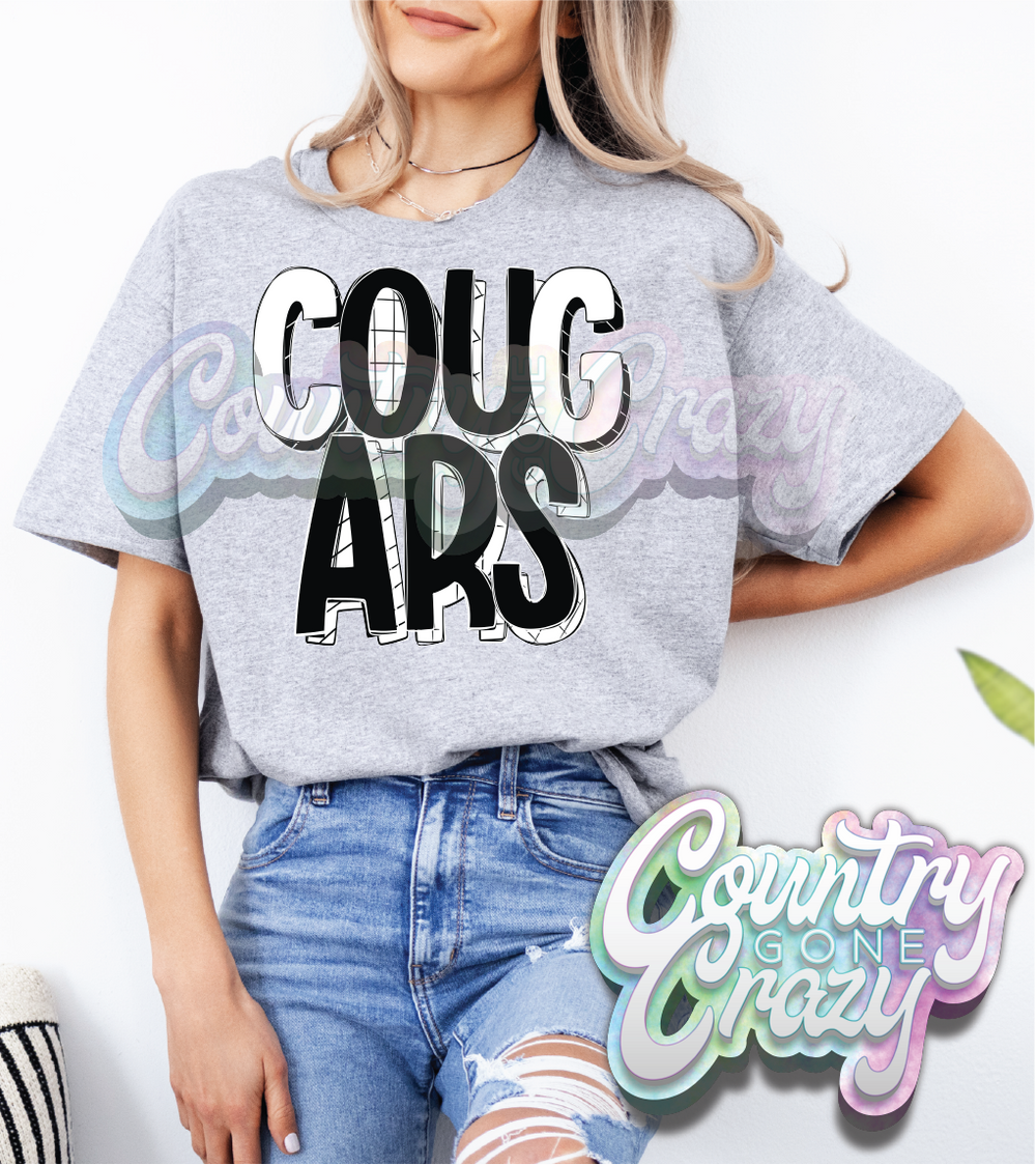 Cougars - Tuxedo - T-Shirt-Country Gone Crazy-Country Gone Crazy