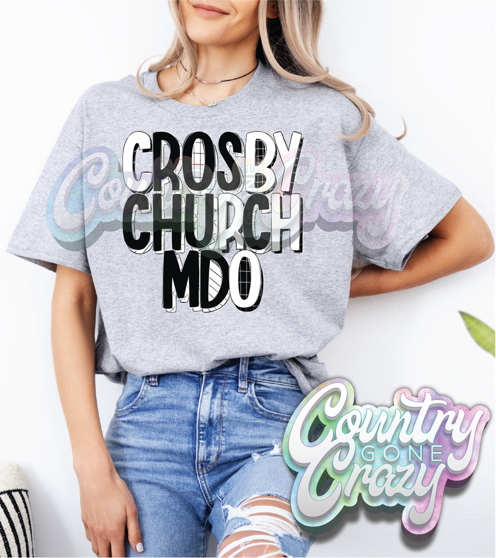 Crosby Church MDO - Tuxedo - T-Shirt-Country Gone Crazy-Country Gone Crazy