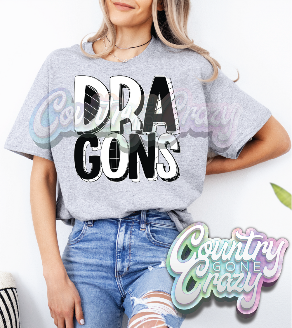 Dragons - Tuxedo - T-Shirt-Country Gone Crazy-Country Gone Crazy