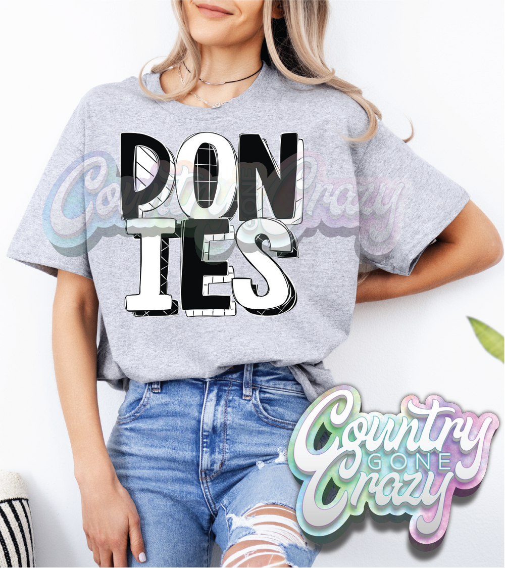 Ponies - Tuxedo - T-Shirt-Country Gone Crazy-Country Gone Crazy