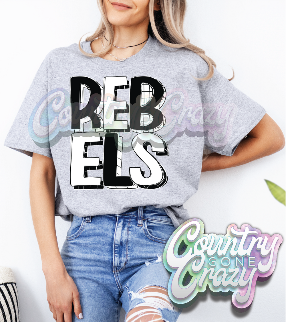 Rebels - Tuxedo - T-Shirt-Country Gone Crazy-Country Gone Crazy