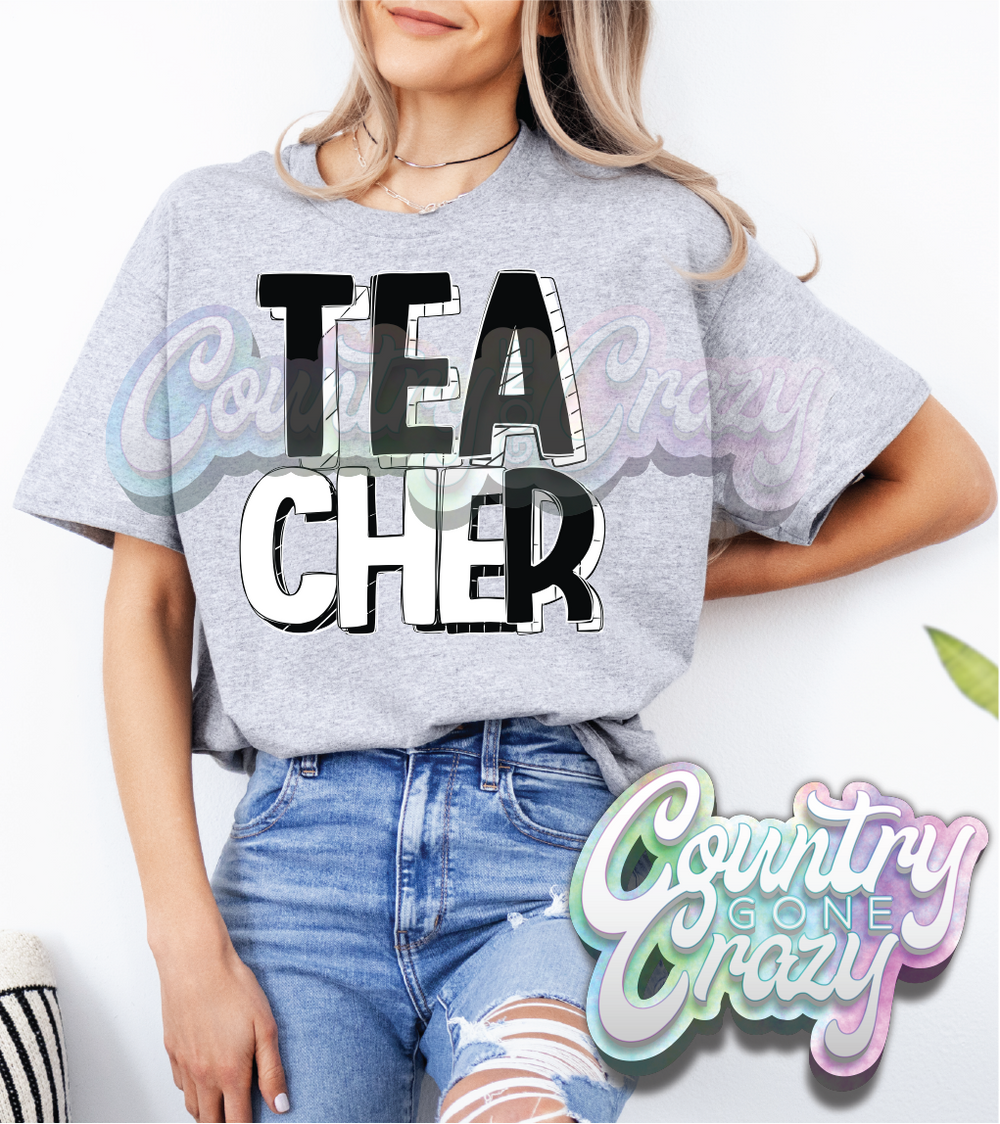 Teacher - Tuxedo - T-Shirt-Country Gone Crazy-Country Gone Crazy