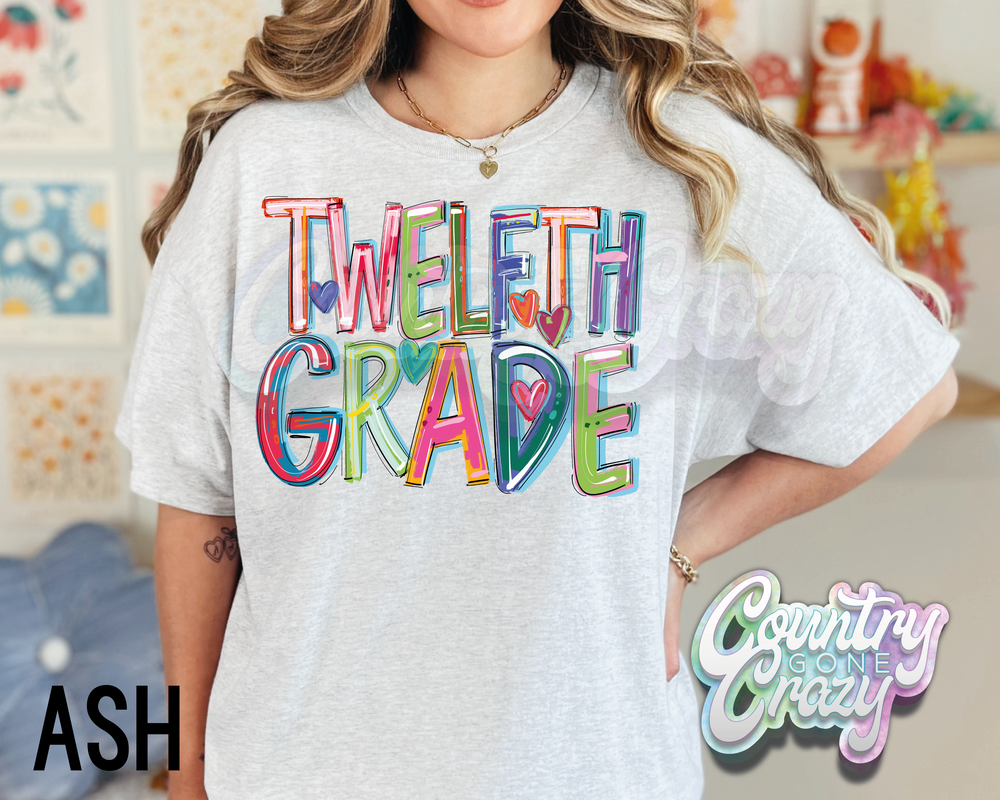 Twelfth Grade • Splash • T-Shirt-Country Gone Crazy-Country Gone Crazy