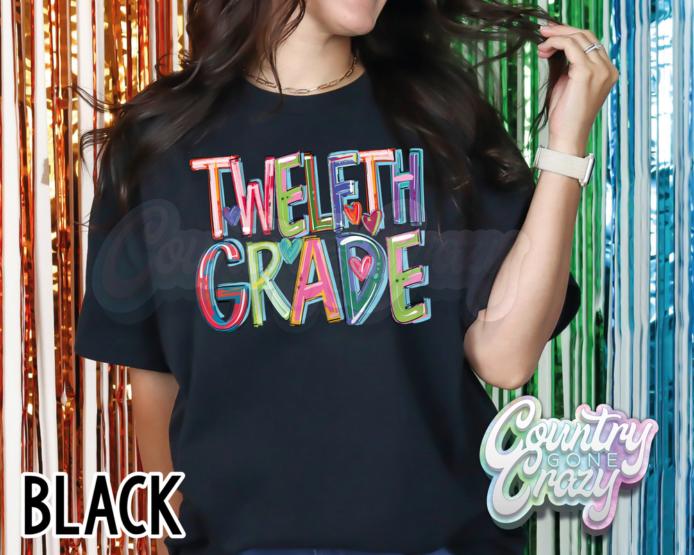 Twelfth Grade • Splash • T-Shirt-Country Gone Crazy-Country Gone Crazy