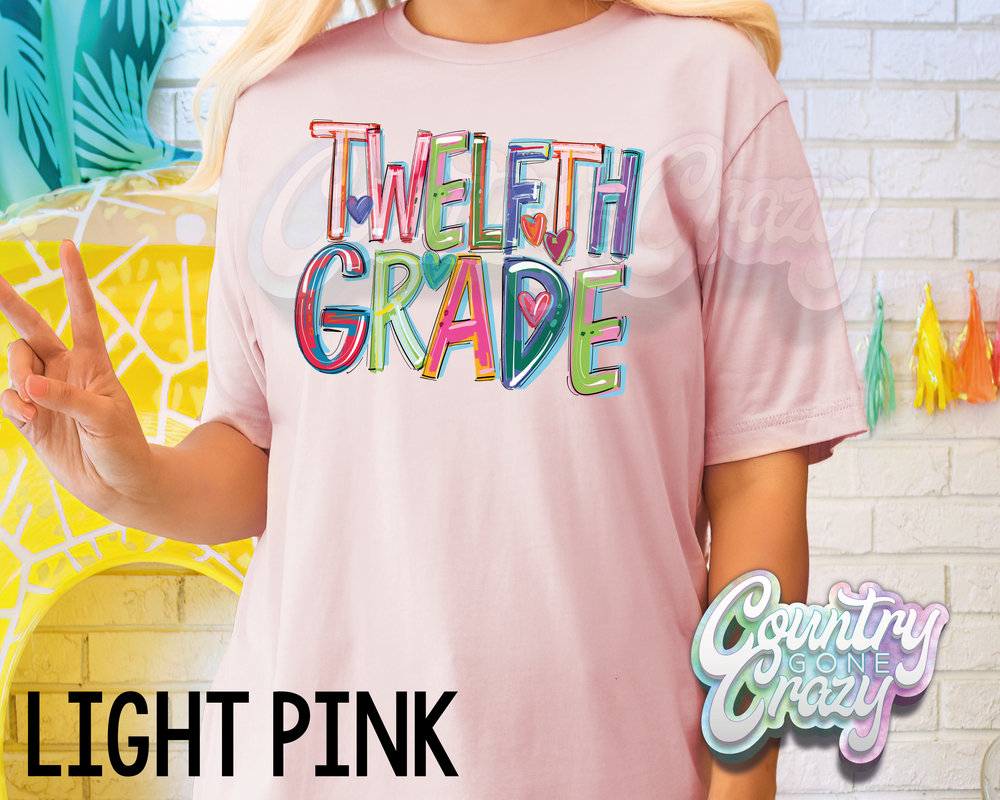 Twelfth Grade • Splash • T-Shirt-Country Gone Crazy-Country Gone Crazy