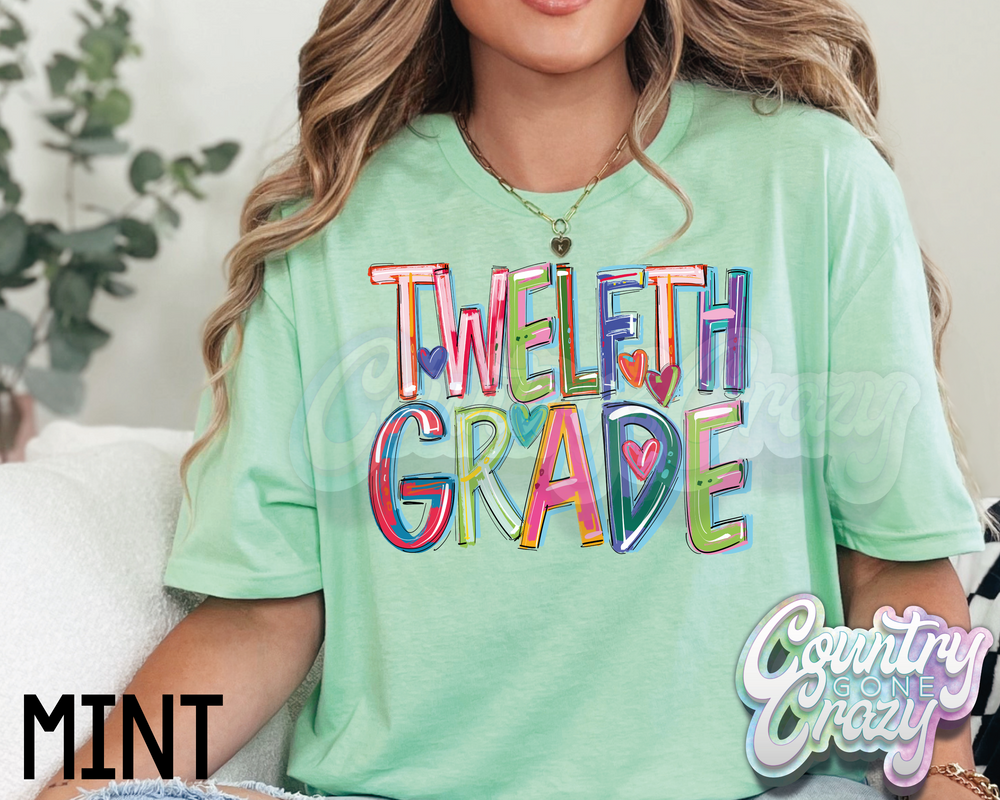 Twelfth Grade • Splash • T-Shirt-Country Gone Crazy-Country Gone Crazy