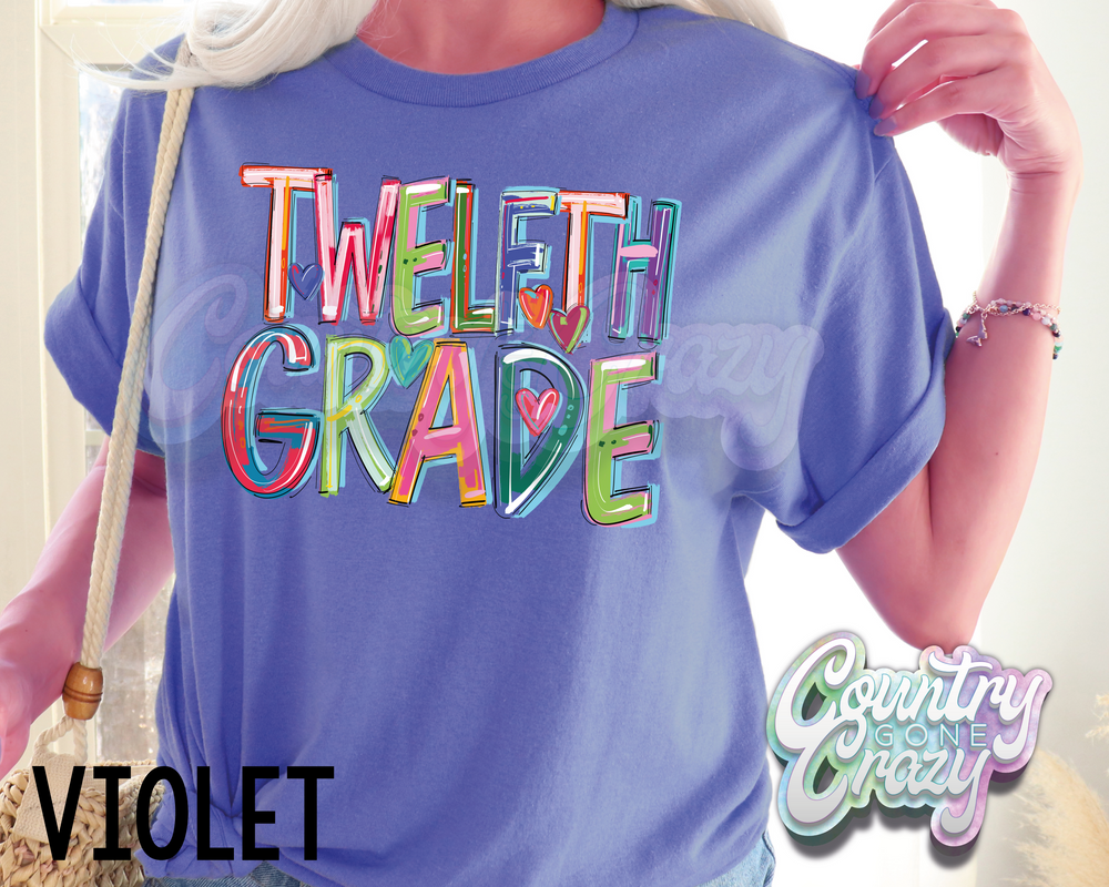 Twelfth Grade • Splash • T-Shirt-Country Gone Crazy-Country Gone Crazy