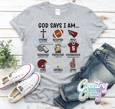 God Says I Am - Victoria Walker Wildcats - T-Shirt-Country Gone Crazy-Country Gone Crazy