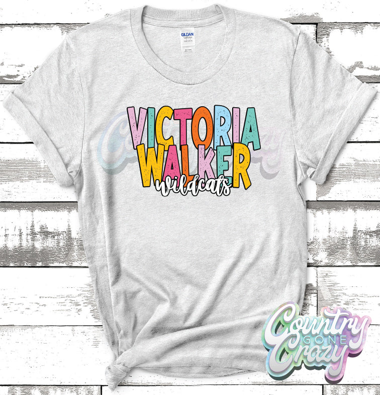 Victoria Walker Wildcats Playful T-Shirt-Country Gone Crazy-Country Gone Crazy
