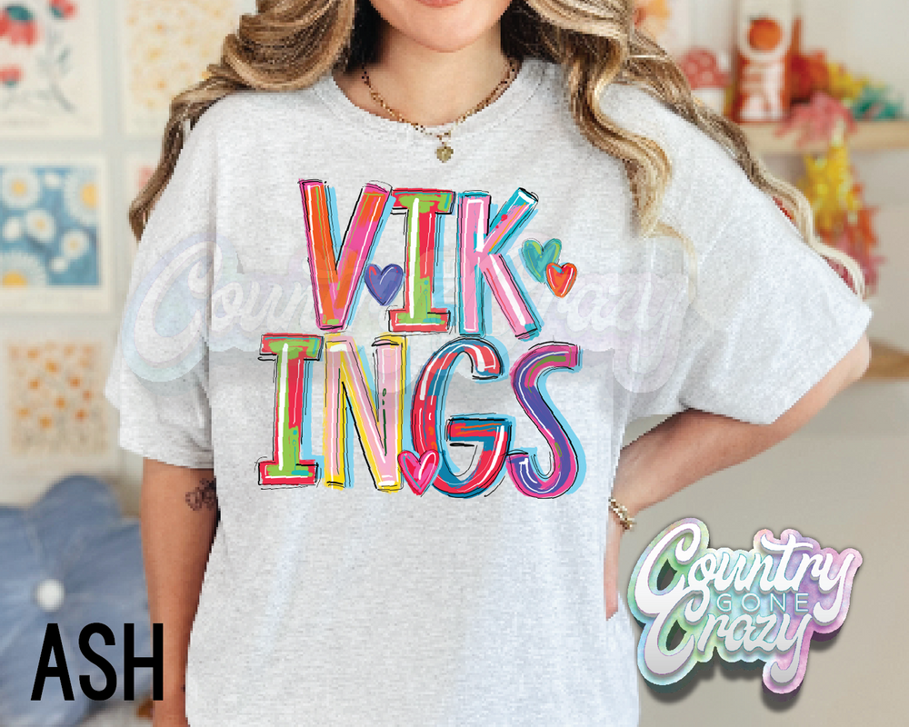 Vikings • Splash • T-Shirt-Country Gone Crazy-Country Gone Crazy