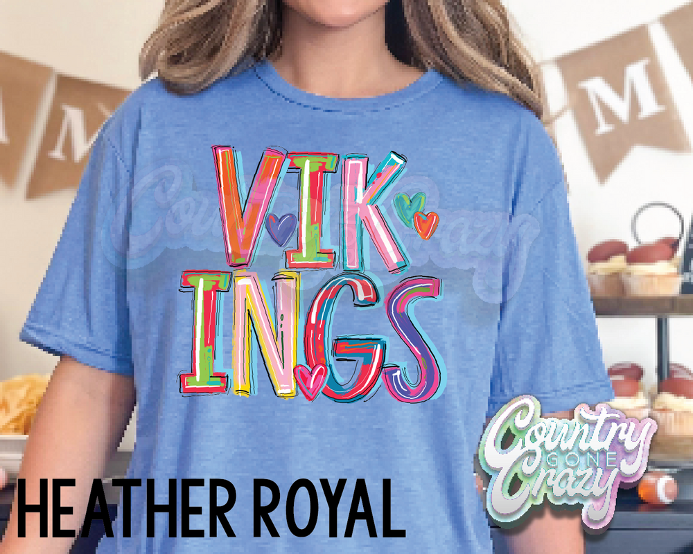 Vikings • Splash • T-Shirt-Country Gone Crazy-Country Gone Crazy