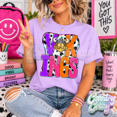VIKINGS ** COLOR POP ** T-SHIRT-Country Gone Crazy-Country Gone Crazy
