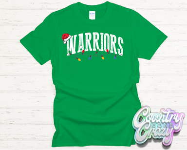WARRIORS - CHRISTMAS LIGHTS - T-SHIRT-Country Gone Crazy-Country Gone Crazy