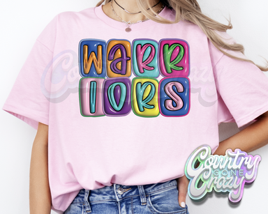 Warriors •• Bubble •• T-Shirt-Country Gone Crazy-Country Gone Crazy