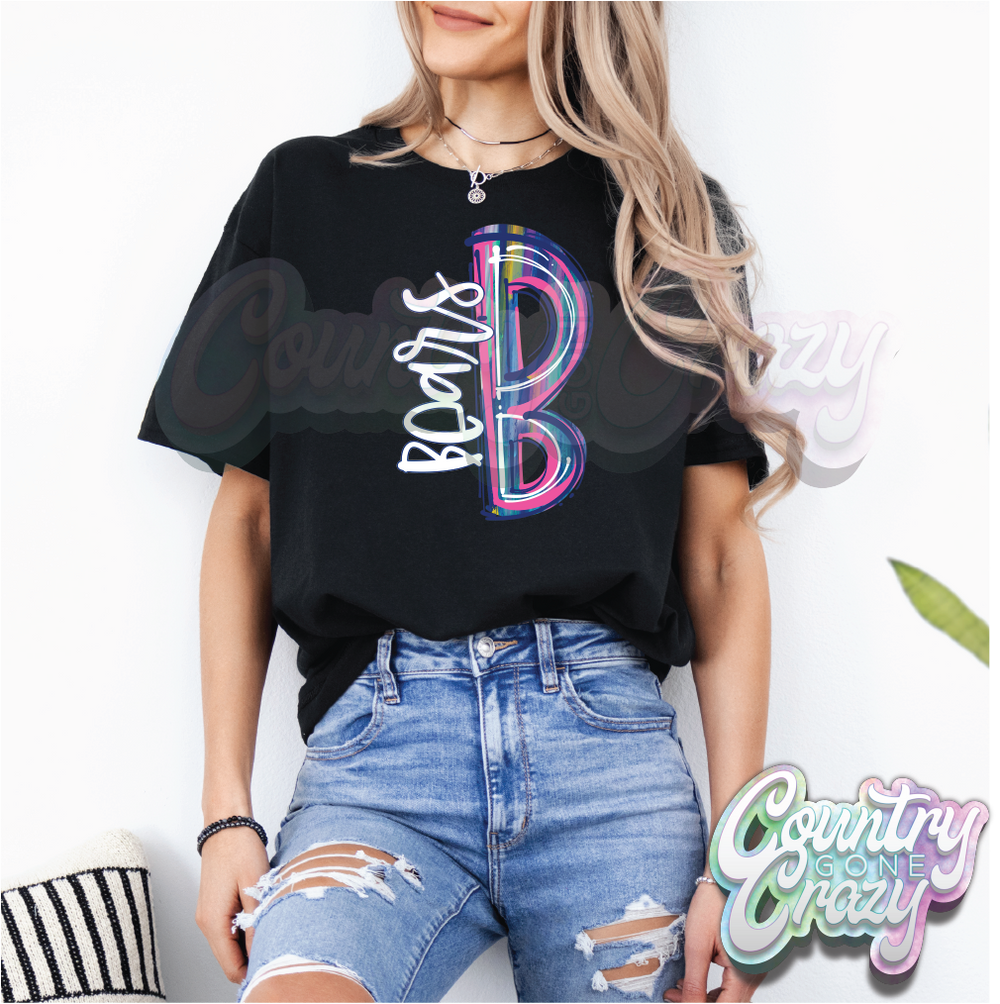 Bears • Water Color • T-Shirt-Country Gone Crazy-Country Gone Crazy