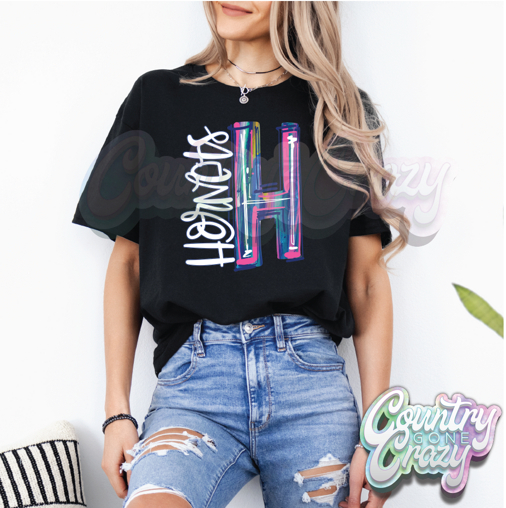 Hornets • Water Color • T-Shirt-Country Gone Crazy-Country Gone Crazy