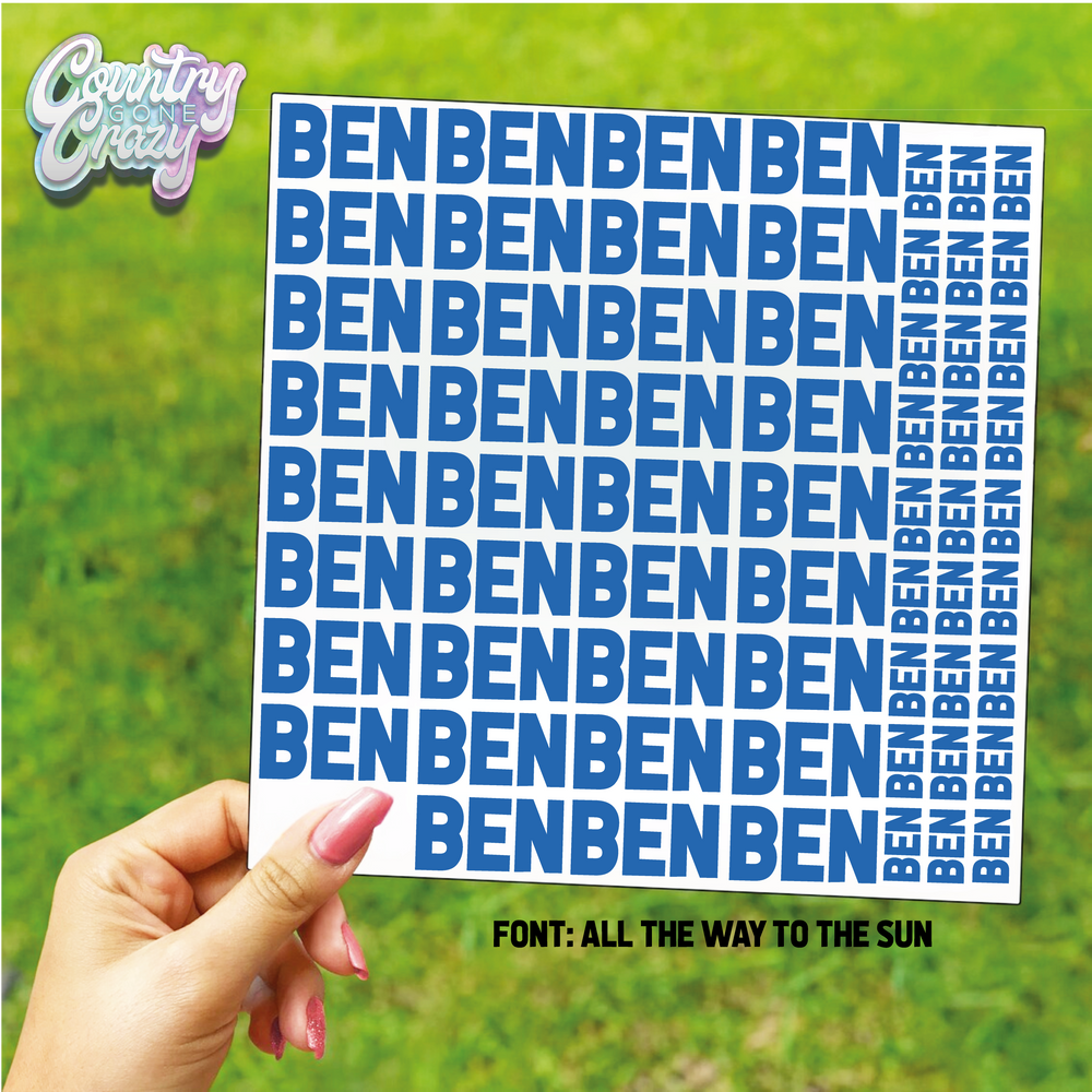 School Supply Labels // Same Font / Same Color-Country Gone Crazy-Country Gone Crazy