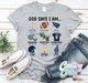 God Says I Am - West Hardin Oilers - T-Shirt-Country Gone Crazy-Country Gone Crazy