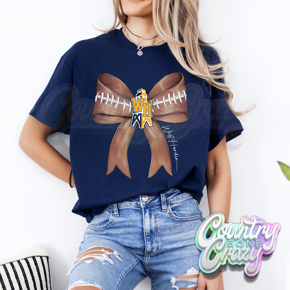 WEST HARDIN OILERS FOOTBALL BOW T-SHIRT-Country Gone Crazy-Country Gone Crazy