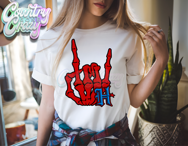 SKULL HAND WITH H-TOWN LOGO-Country Gone Crazy-Country Gone Crazy