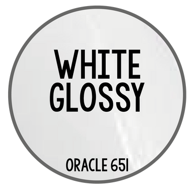 White Glossy Sign Vinyl-Orafol-Country Gone Crazy