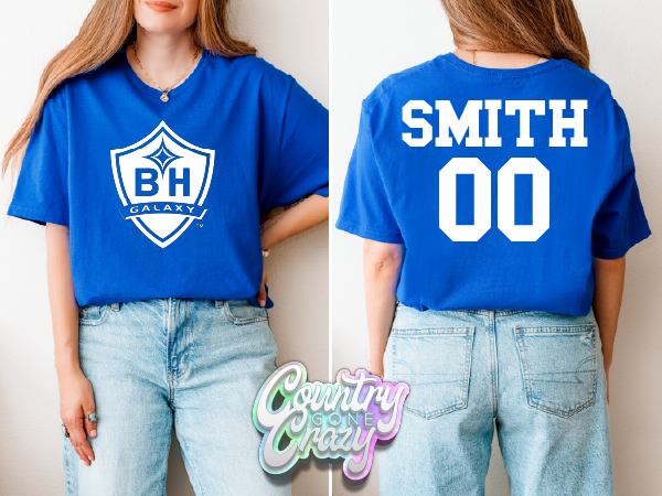BH Galaxy Soccer Team - Infant / Toddler White Option - Shirt-Country Gone Crazy-Country Gone Crazy