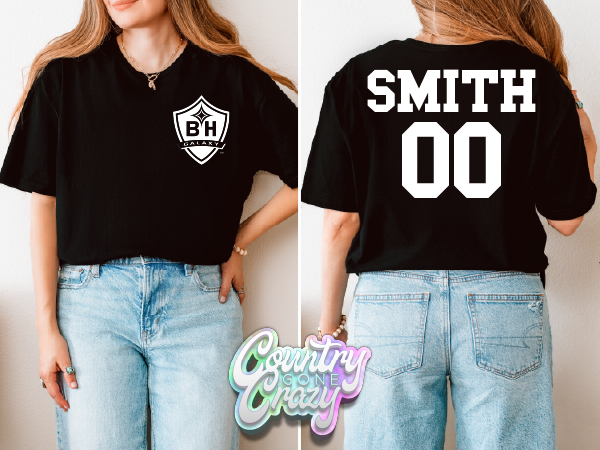 BH Galaxy Soccer Team - White Pocket Option - Shirt-Country Gone Crazy-Country Gone Crazy