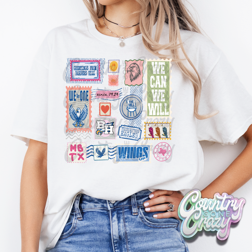 BARBERS HILL •• STAMPS •• T-Shirt-Country Gone Crazy-Country Gone Crazy