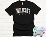 WILDCATS - CHRISTMAS LIGHTS - T-SHIRT-Country Gone Crazy-Country Gone Crazy