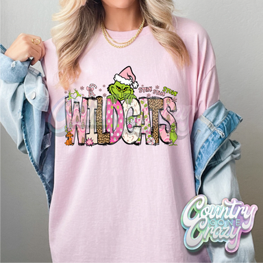 Wildcats - Pink Grinch - T-Shirt-Country Gone Crazy-Country Gone Crazy