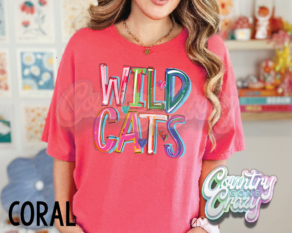 Wildcats • Splash • T-Shirt-Country Gone Crazy-Country Gone Crazy