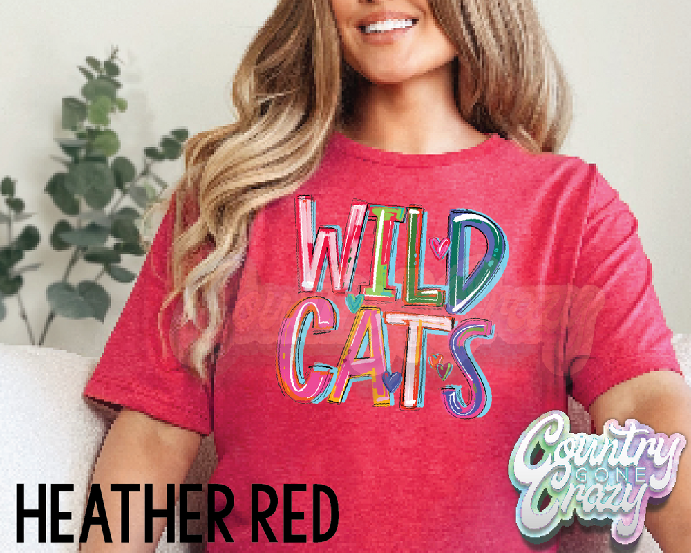 Wildcats • Splash • T-Shirt-Country Gone Crazy-Country Gone Crazy