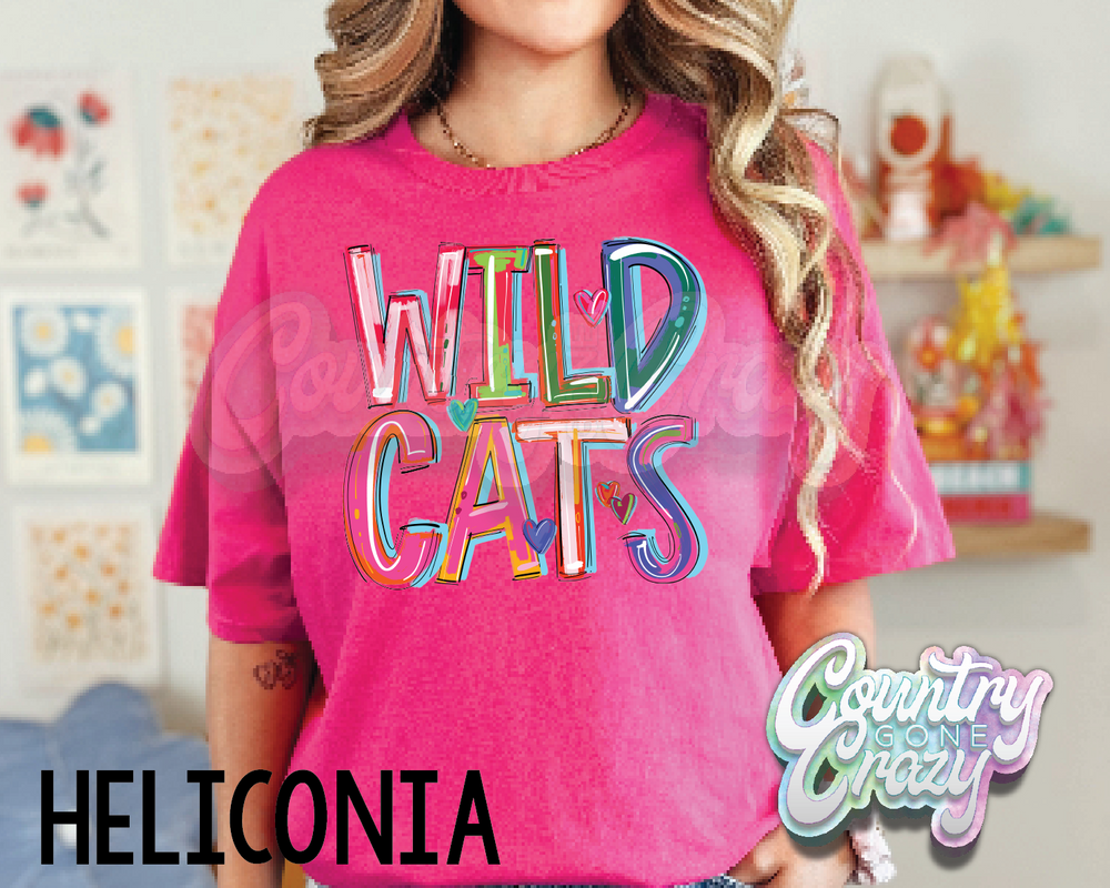 Wildcats • Splash • T-Shirt-Country Gone Crazy-Country Gone Crazy