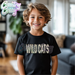 WILDCATS ** STEALTH ** BLACK T-SHIRT-Country Gone Crazy-Country Gone Crazy