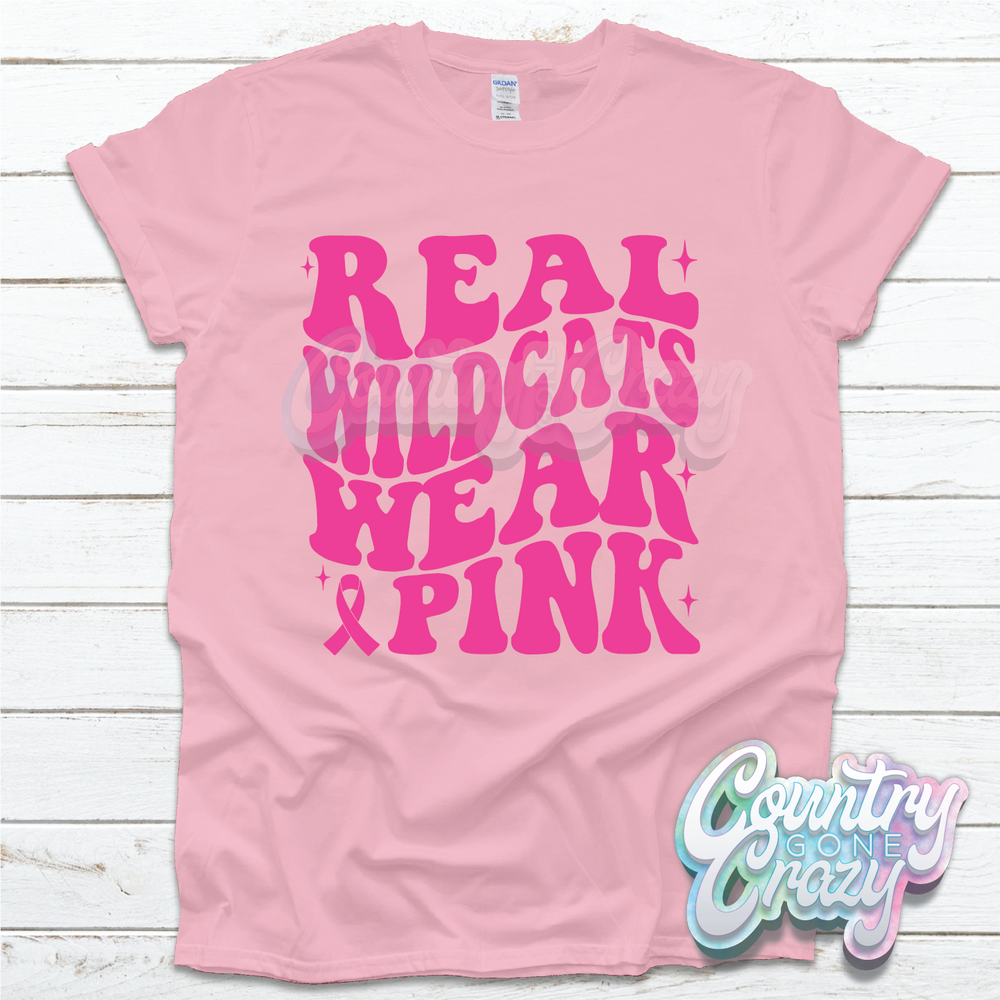 Wildcats Breast Cancer T-Shirt-Country Gone Crazy-Country Gone Crazy